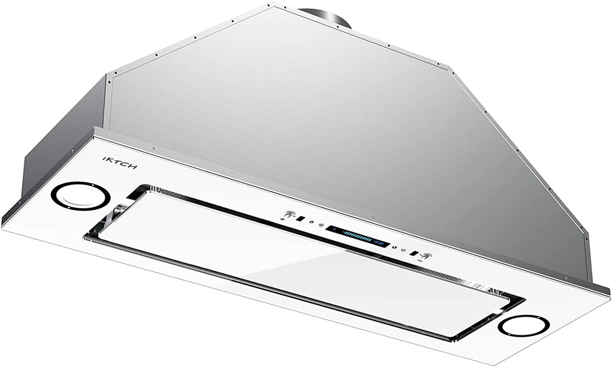 IKTCH 30-inch Ducted Insert Range Hood, 900 CFM Stainless Steel