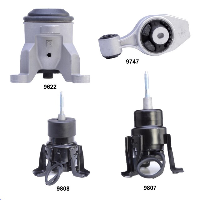 Complete Engine Mount Set 4PCS for Nissan Pathfinder 3.5L 20172019 FWD