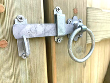 Ring latch field gate wooden gates fencing farm small holding door garden lock