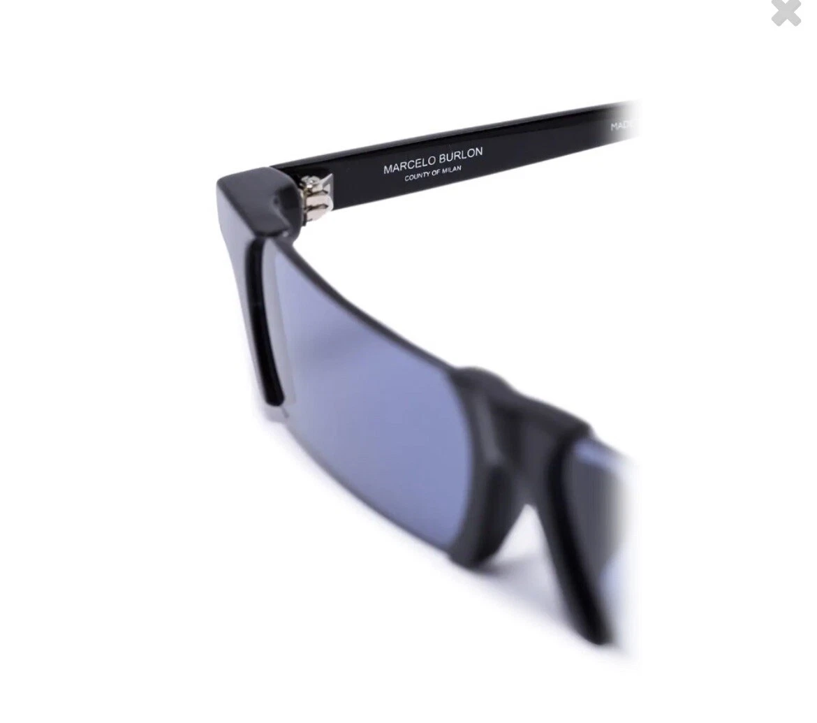 Marcelo Burlon Occhiali da sole ritagliati edizione Linda Farrow