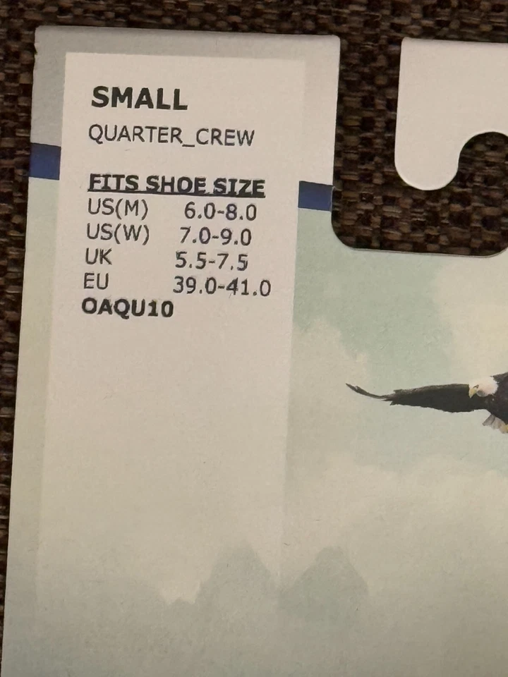 THORLOS ATLETA AL AIRE LIBRE Paquete de 2 CALCETINES UNISEX Pequeño QUARTER CREW AZUL AMARILLO Foto 3 de 4