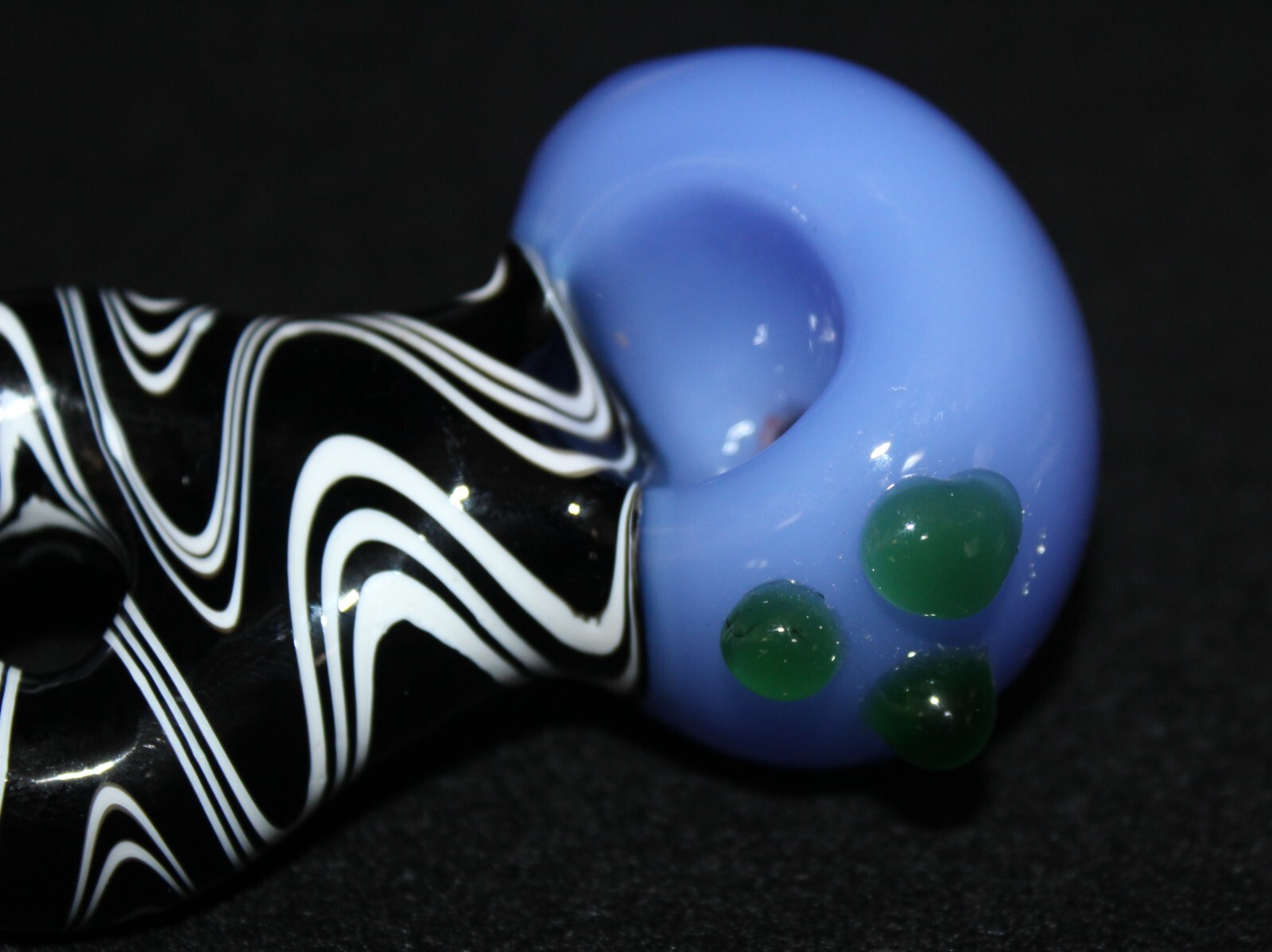 4 1/2" WINDING ROAD Glass Tobacco Smoking Glass Pipe THICK GLASS pipes