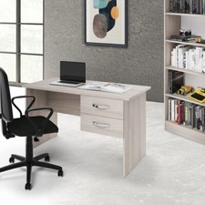 Scrivania 120 Olmo con Cassetto Porta Pc Salvaspazio Moderna Cameretta Ufficio