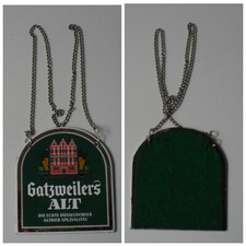 ZAPFHAHNSCHILD GATZWEILER ALT  Brauerei Bier Altbier Plakette