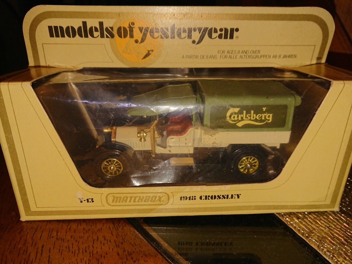Miniature Matchbox 1/43 – Crossley 1918 – Y-13(D) – Métal, Occasion Bon état