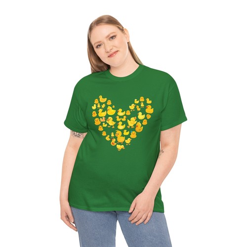 Rubber Duck Heart T-Shirt - Funny Cute Ducky Tee for Fall Season - Bild 50 von 85