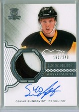  2016-17 The Cup #169 Oskar Sundqvist RC PATCH AUTO /249 - Pittsburgh Penguins