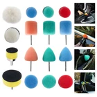 Mini Buffing Waxing Polishing Sponge Pads Kit Set For Car Polisher Rotary Tool