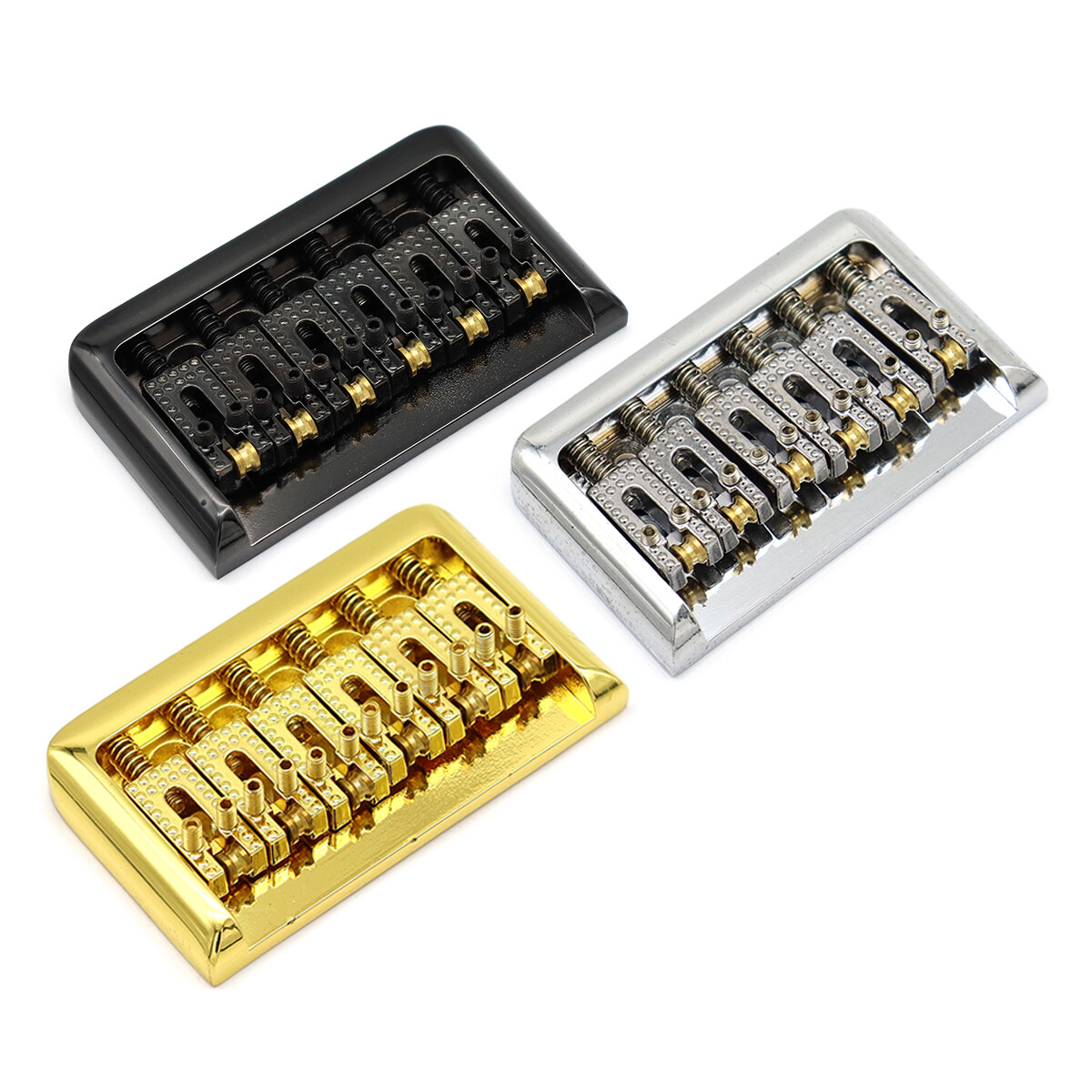 6 String Electric Guitar Roller Bridge Fixed Hardtail Bridge Top Load