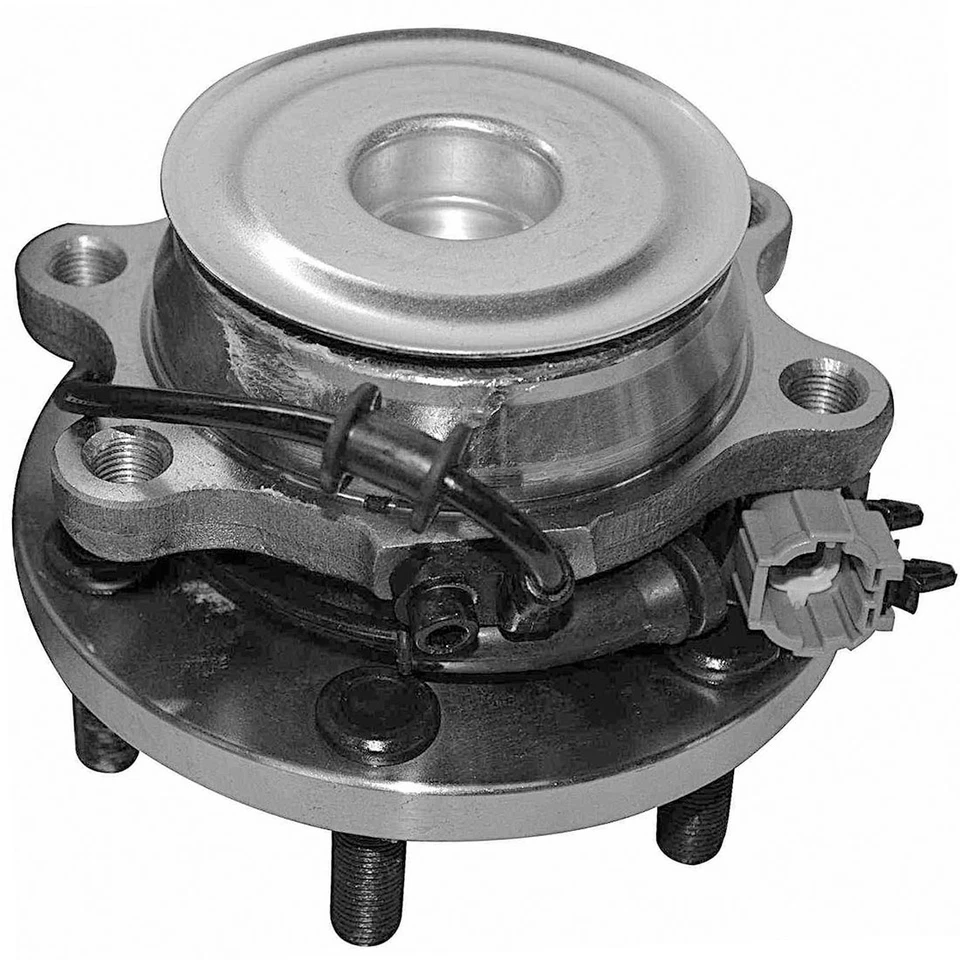 Módulo de cojinete de rueda delantera y buje trasero para Nissan Frontier Xterra 2005 2006 2x2 Foto 3 de 4