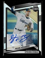 2022 Panini Elite Extra #115 Steven Zobac Prime Numbers Signatures A #/185