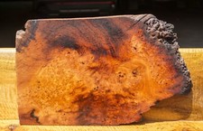 Golden AMBOYNA BURL LUMBER Epoxy DIY Wood Block Blank Resin Knife Pen Gun Grips