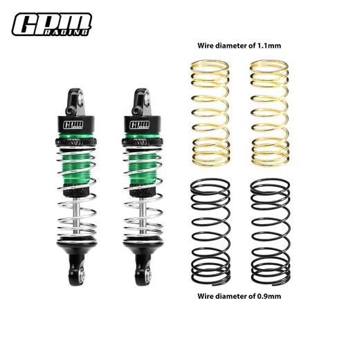 GPM 7075 Alu F/R Progressive Spring Shock ARRMA 1/18 Granite Typhon Mojave Grom - Picture 3 of 22