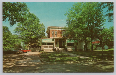 Postcard Brick House Restaurant La Grange Indiana 1964