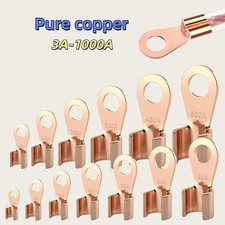 Open Cable Connector Wire Crimp Terminal Kit Copper Lug 3A 5A 10A 20A 30A ~1000A