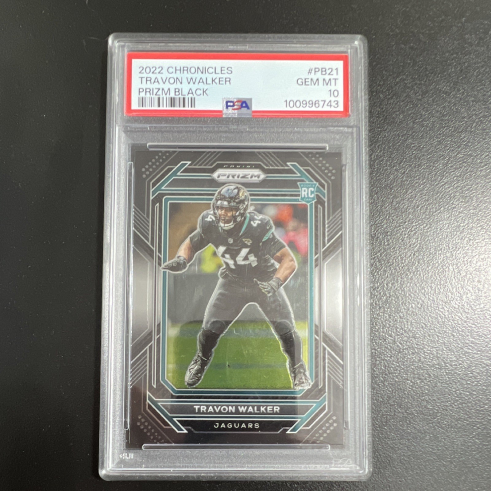 Travon Walker Panini Chronicles Prizm Black #PB21 Base