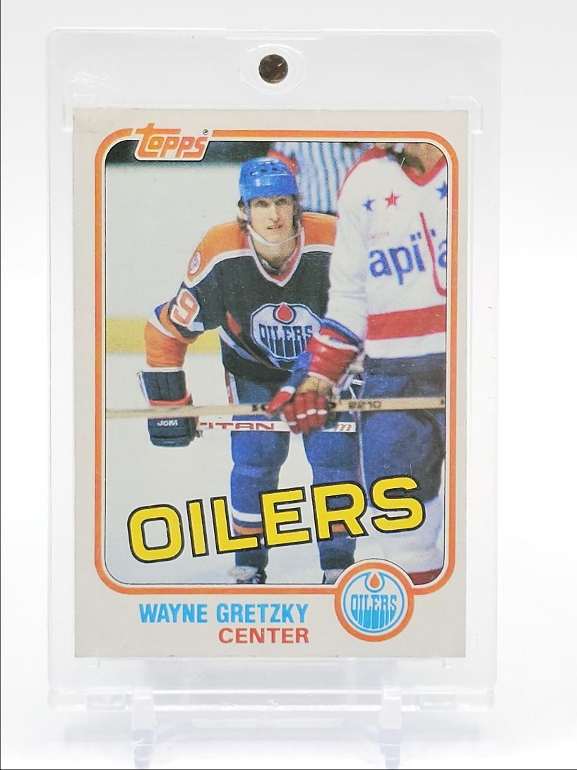 WAYNE GRETZKY 1981-82 TOPPS HOCKEY EDMONTON OILERS #16 Q0311