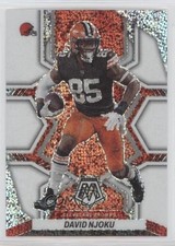 2022 Panini Mosaic White Sparkle Prizm David Njoku #48 0s9t