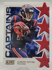 2019 SCORE DEANDRE HOPKINS CAPTAINS FOOTBALL CARD TEXANS NFL C-26 panini