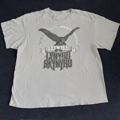 Lynyrd Skynyrd Free Bird Shirt Mens XL Gray Tour 2020 Graphic Band Tee T-Shirt