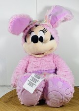 NWT - Official Disney Minnie Mouse Easter Bunny Pink Plush 14 -24