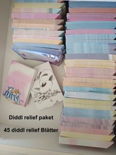 Diddl Paket - 45 DIDDL Blättern - 45X Relief...