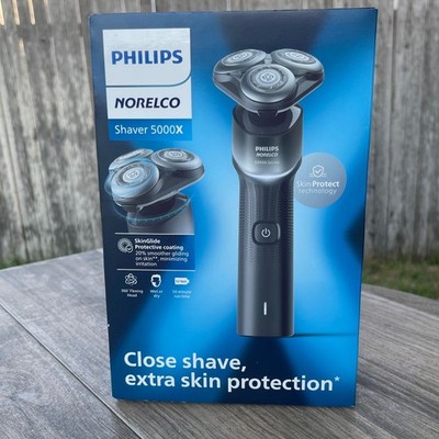 Philips Norelco Shaver 5000X Mens OS Black  X5004/84 Electric Rotary Razor NEW