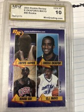 2003 Rookie Review EMEKA OKAFOR O.J. MAYO Rookie PGI 10 #46