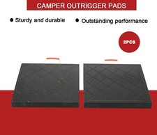 2 Stück Medium Ausleger Pad 40x40x4,5 cm für Kran Abschleppwagen Wohnmobi