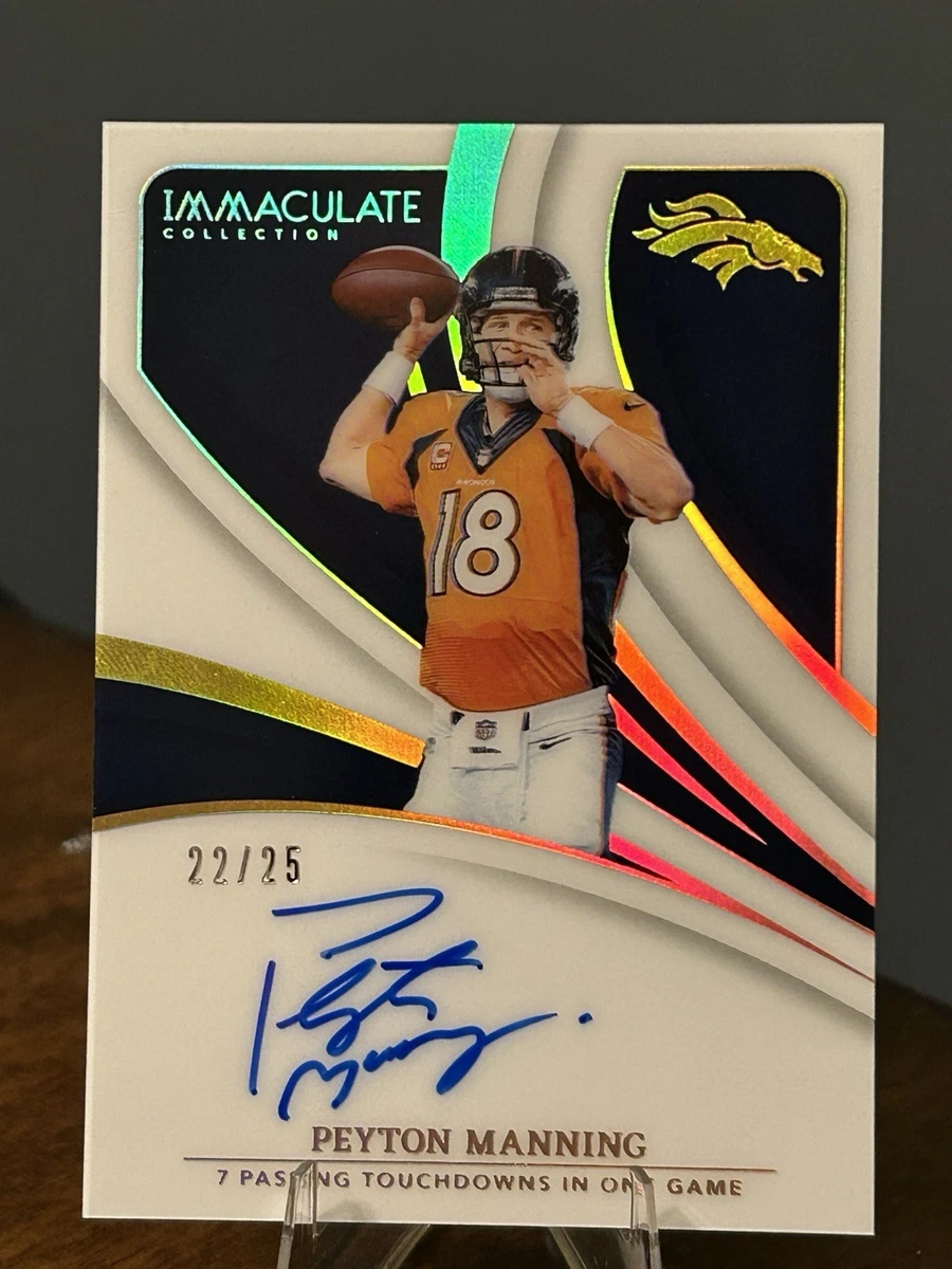 25+ Panini Peyton Manning Football Sports Trading Card Singles