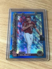 2025 Topps Holiday - Ryan Helsley #H178 Holiday Blue Metallic Glitter