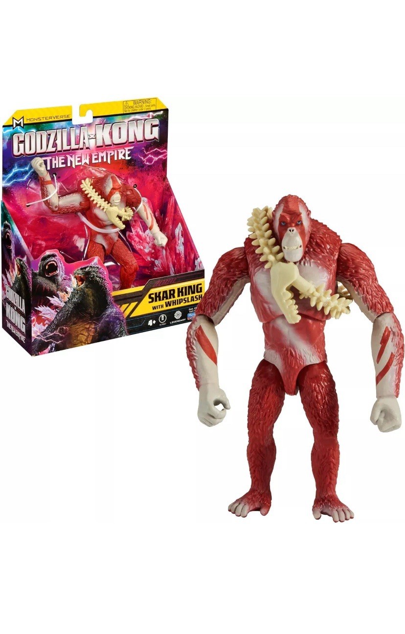 Godzilla vs Kong The New Empire Skar King With Whiplash Toy Figure - Brand New