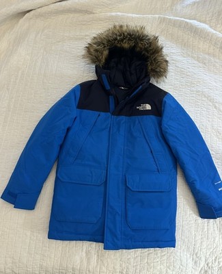 Jungen North Face McMurdo Parka Jacke DryVent 600 (Medium 10) blau