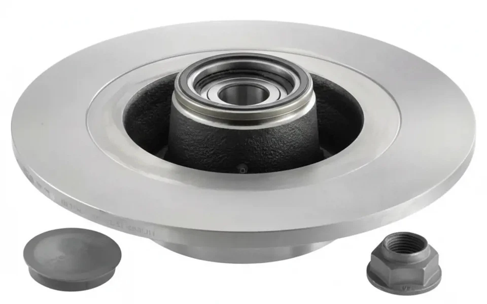 2x Disque de frein plein KF155.108U SNR pour RENAULT MEGANE III Coupé - Photo 1/4