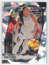 #122 2024-25 Panini Prizm WNBA Cracked Ice Kiah Stokes Las Vegas Aces