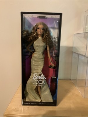 2013 The Barbie Look Red Carpet Gold Dress Gown Highlight Hair Black Label BCP87