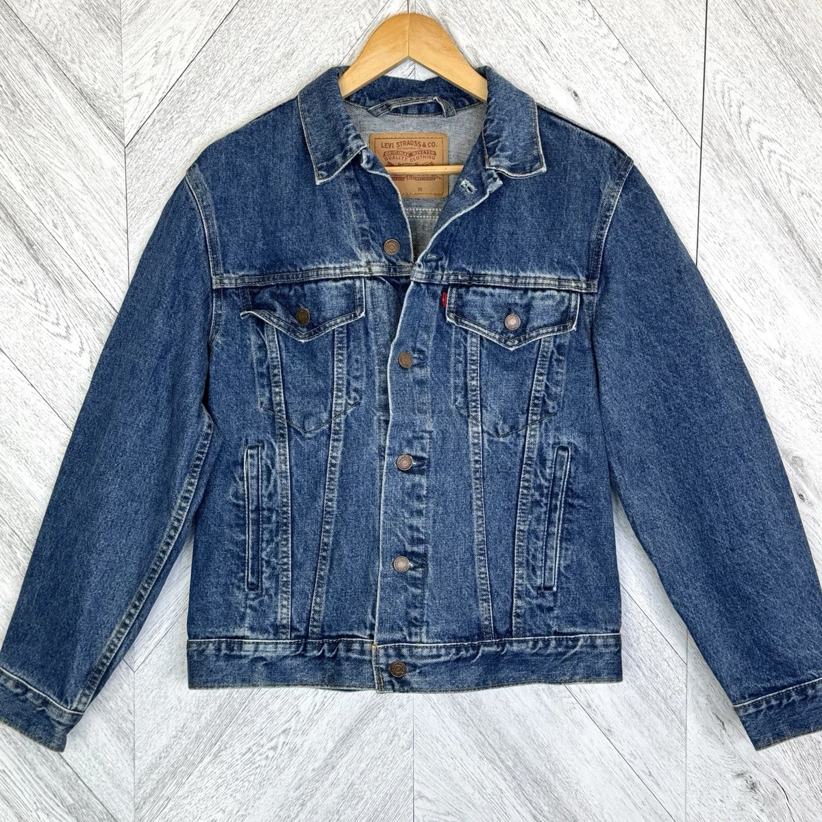 vintage mens levi jean jacket products for sale | eBay