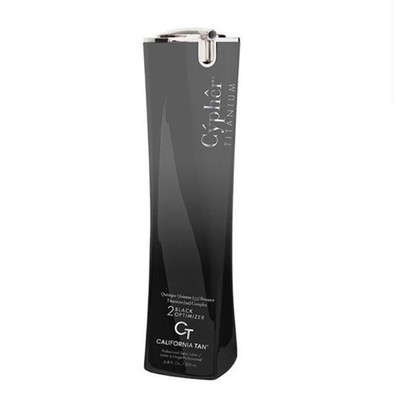 California Tan Cypher Titanium Black Indoor Tanning Lotion 6.8 fl oz
