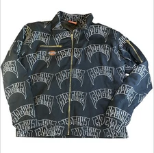 Glogang Work Jacket Dickies Style All Over Print Mens Size Med GottaGloUpSomeday