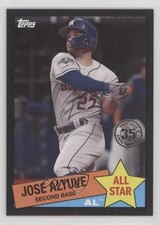 2020 Topps 1985 Baseball All-Stars Black 244/299 Jose Altuve #85AS-25 04br