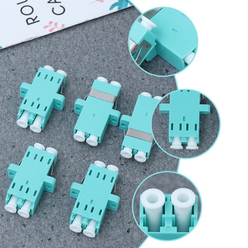 10 Pcs Fiber Optic Flange Adapter Lc Duplex Coupler Cable Connector - Afbeelding 8 van 12