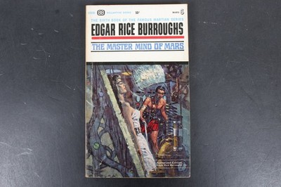 Master Mind of Mars Edgar Rice Burroughs 1963 First Printing Sci-Fi Ballantine