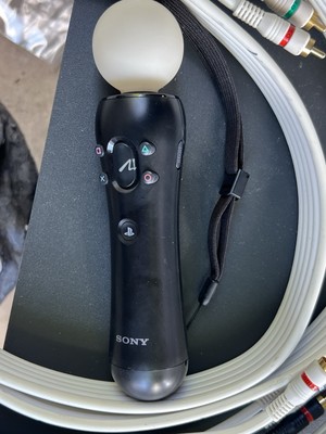 Sony PlayStation Move Motion Controller - Black (CECH-ZCM1U) Tested