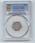 1837 Seated Liberty Dime, Small Date, PCGS TrueView G Detail,True Auction