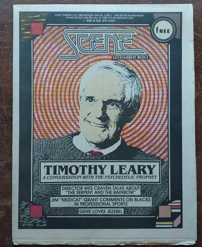 Scene Mag - Feb 4, 1988 - Timothy Leary, Wes Craven, Gene Loves Jezebel & more