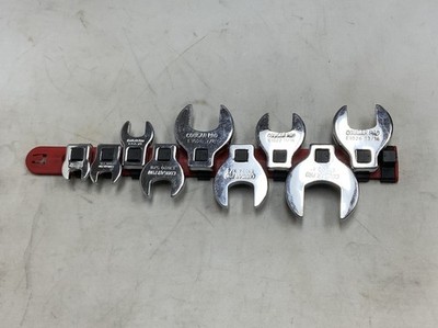 Cougar Pro Crowfoot Wrench Set 9 Piece 1'',  13/16 11/16 3/4 7/8 5/8 1/2 7/16 3/8