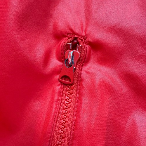 Vintage Izod Lacoste Windbreaker Roll Up Hood Men’s Size Large Red Pockets 80s - Picture 8 of 13
