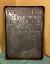 Py-o-My Pastry Mix 1930’s Metal Baking Sheet Pan.