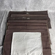 Vintage Lot of 9 Silver Cloth Tarnish Prevention Sheets/bags Pacific Silvercloth