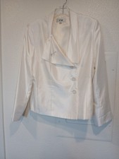 Lee Suit Cream White Blazer Sz 18